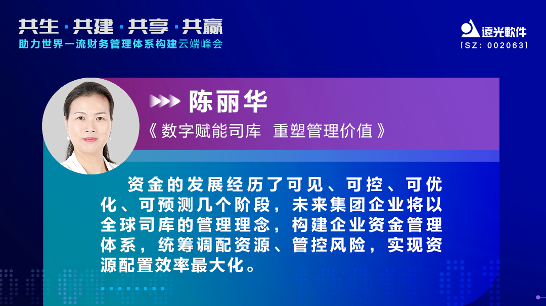 美高梅mgm软件陈丽华：数字赋能司库，重塑管理价值