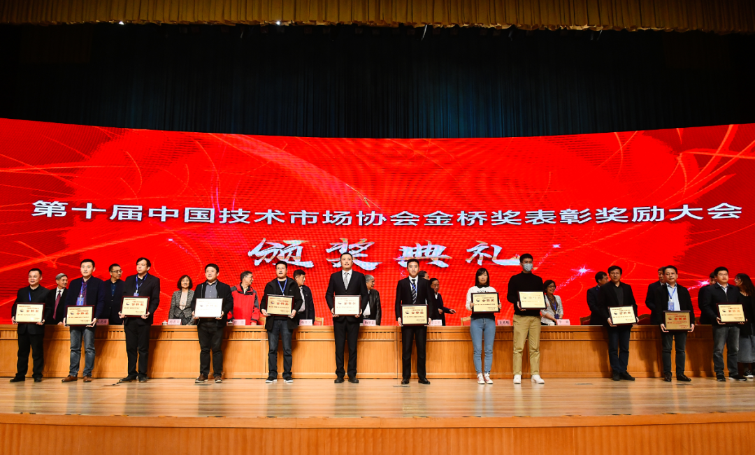 美高梅mgm软件荣获第十届中国技术市场协会金桥奖集体优秀奖